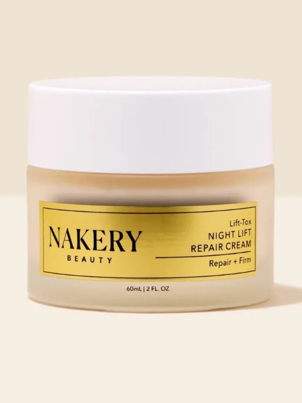 Nakery Beauty Lift-TOX Night Lift Repair Cream 2 oz NWT - Picture 1 of 5